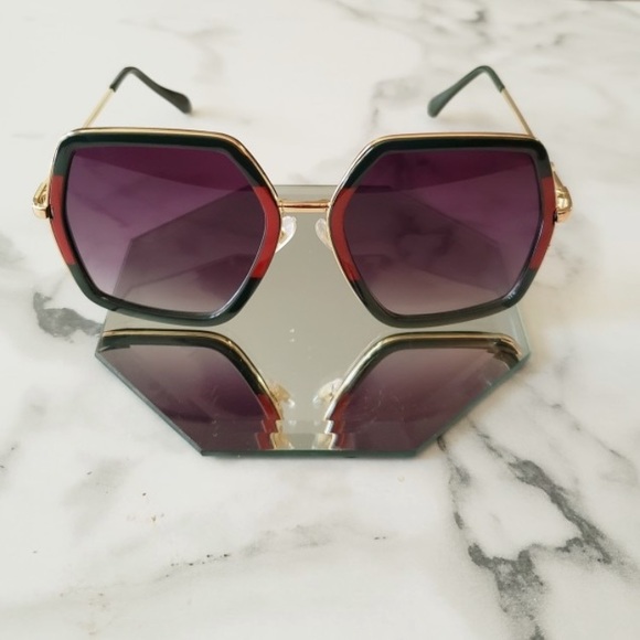 Accessories - 📣Red green boho sunglasses beach summer fashion